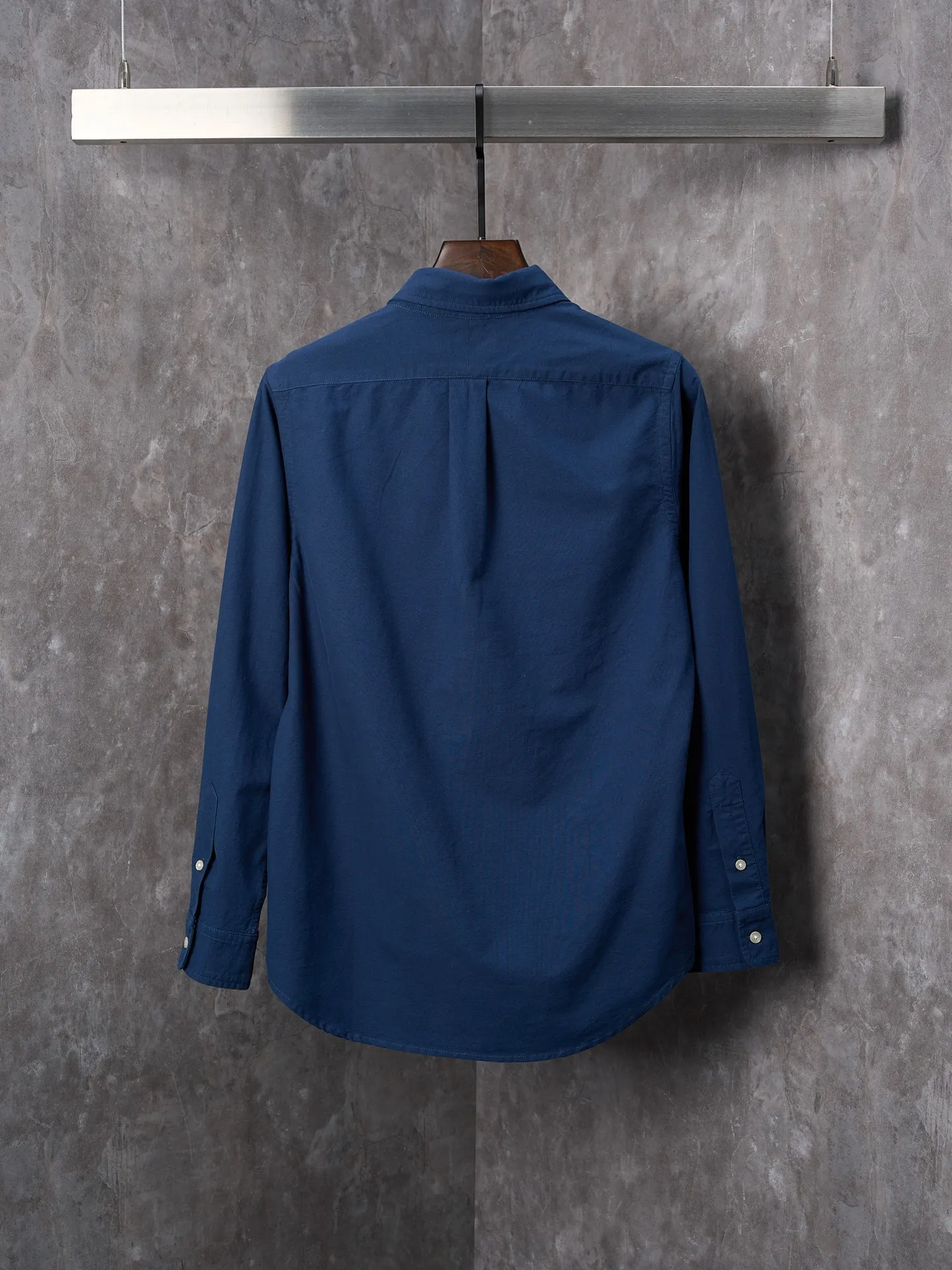 P340 Actual hanging auction】Ralph Lauren/Ralph Lauren couples must-have solid color pony embroidered cotton long-sleeved shirt [Ready stock] XS S M L XL